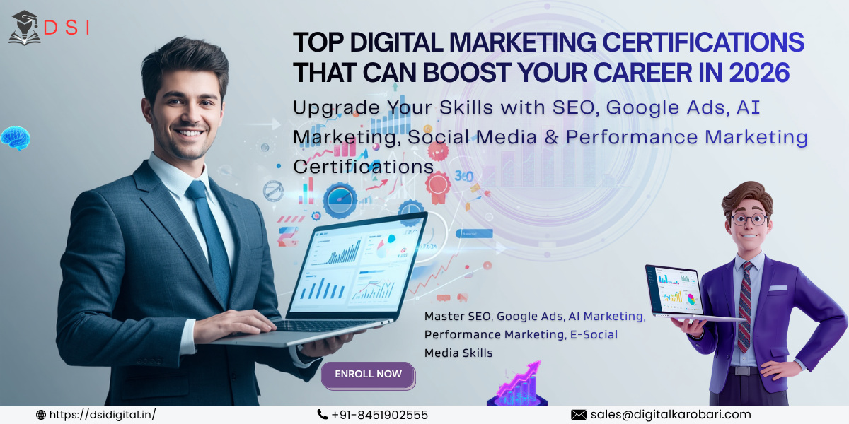 ✔ Enhance your professional credibility ✔ Improve job opportunities ✔ Increase salary potential ✔ Gain practical marketing knowledge ✔ Stay updated with industry changes ✔ Build confidence in handling marketing campaigns ✔ Stand out during recruitment processes