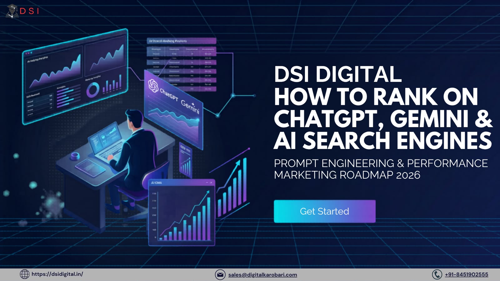 ✔ AI Search Optimization (AISO) ✔ Prompt Engineering ✔ Performance Marketing Professionals who understand these emerging disciplines will have a significant competitive advantage in 2026 and beyond.